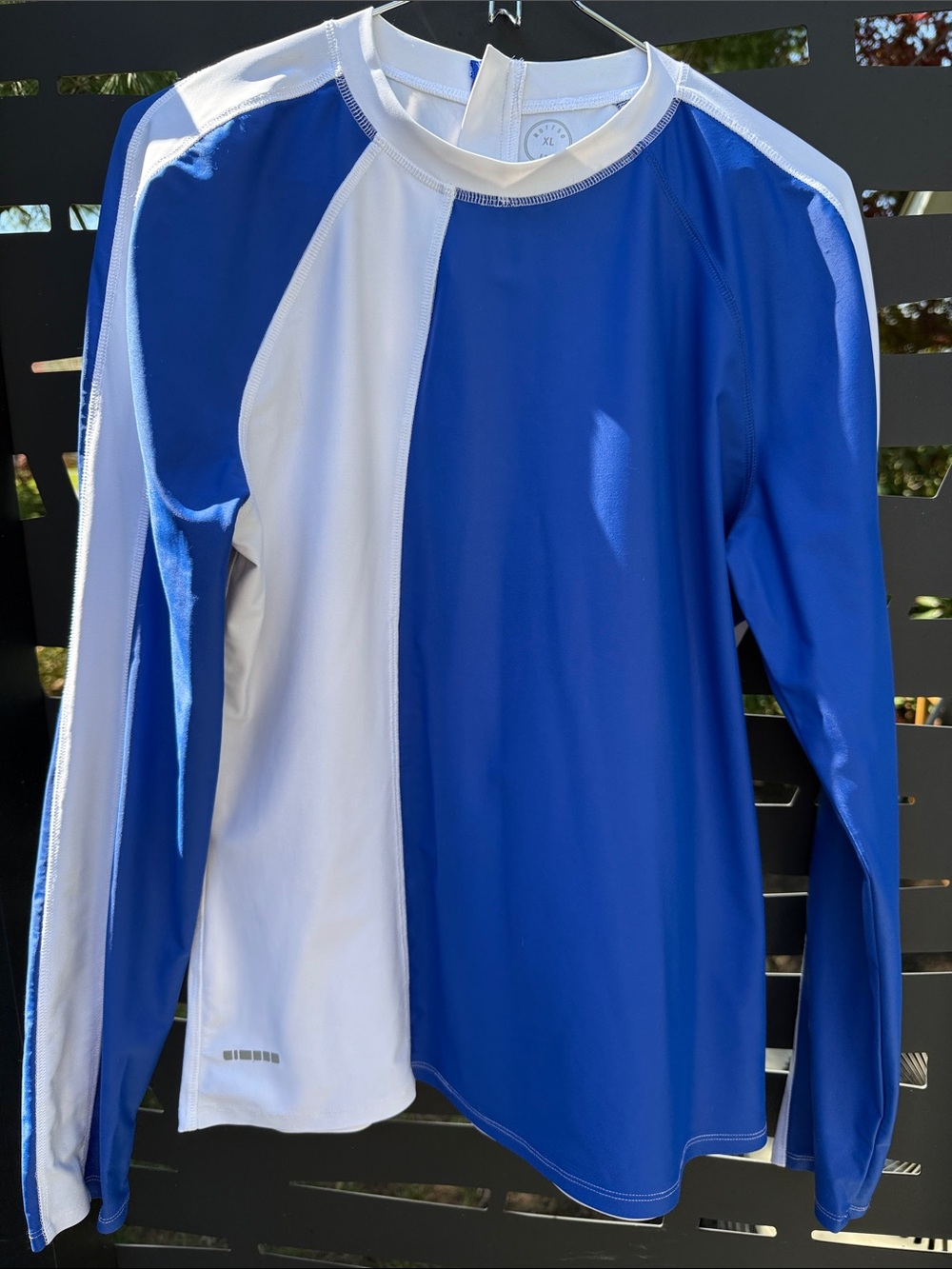 Mott50 Royal Blue and White Long Sleeve Sun Shirt